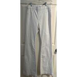 NWT!! Jelly Jeans High Rise White Pull On Flare Pants‎ Size S